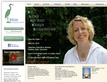 Tablet Screenshot of blisshealingarts.com